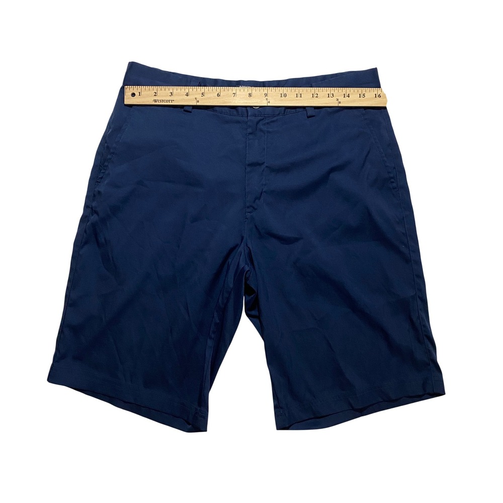 Nike Golf Tour‎ Performance Dri-Fit Mens 32x10 Navy Blue Golf Shorts - Picture 4 of 9